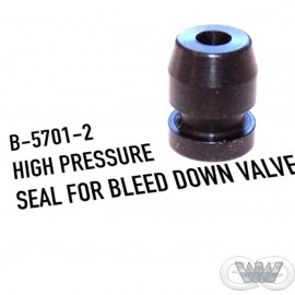 HIGH PRESSURE SEAL BLEED DOWN VALVE FLOW STYLE