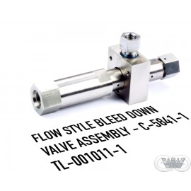 FLOW STYLE BLEED DOWN VALVE ASSEMBLY