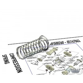 COMPRESSION SPRING KMT STYLE - AV500260 / 05147863