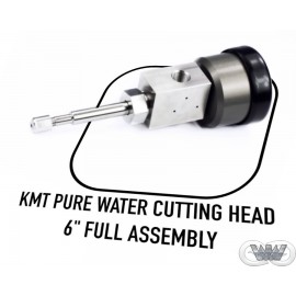 PURE WATER CUTTING HEAD FULL ASSEMBLY KMT STYLE - 6" L