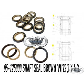 05-12500 SHAFT SEAL BROWN FOR UHDE